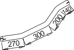 DINEX 52161 Exhaust Pipe